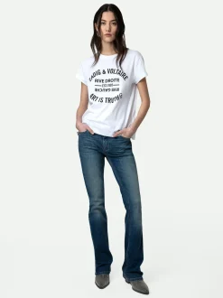 Clearance Zadig & Voltaire Walk Blason T-ShirtICONIC White