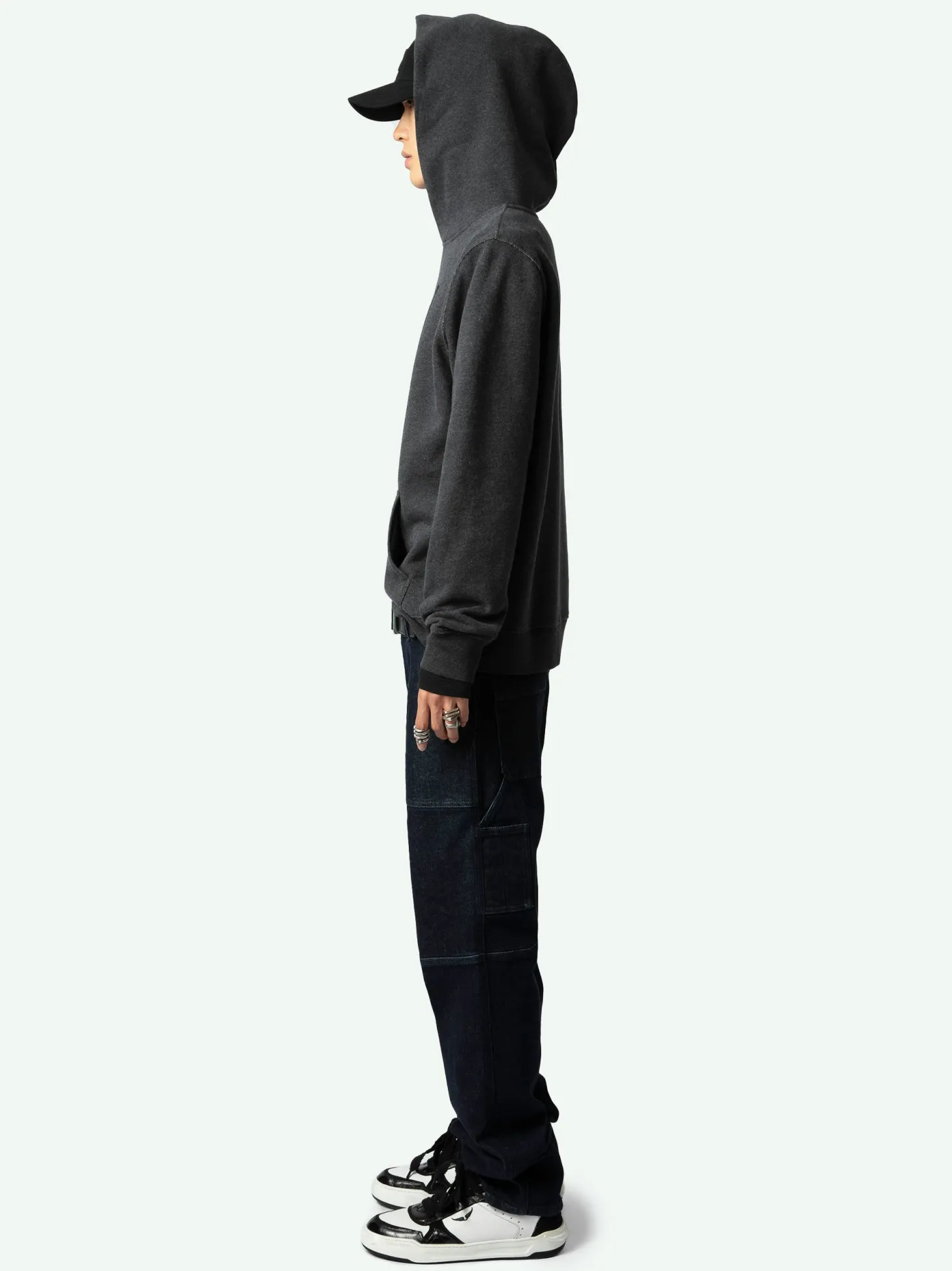 Cheap Zadig & Voltaire Wings Low-Top SneakersNEW Black