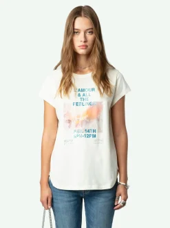 Cheap Zadig & Voltaire Woop Photoprint T-shirtNEW Flake