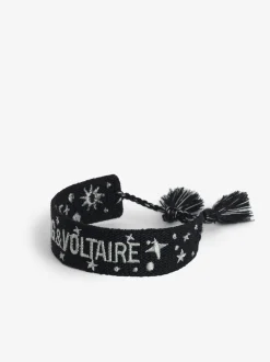New Zadig & Voltaire Woven Zadig BraceletNEW Black
