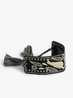 Outlet Zadig & Voltaire Woven Zadig BraceletNEW Black