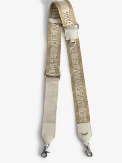 New Zadig & Voltaire Zadig Shoulder StrapICONIC Gold