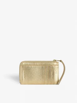 Hot Zadig & Voltaire ZV Card Card Holder Gold