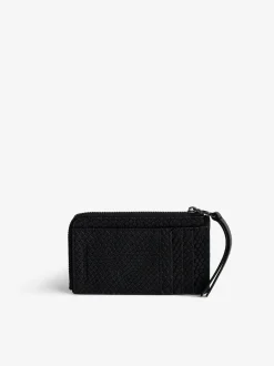 Online Zadig & Voltaire ZV Soft Savage Card CaseICONIC Black