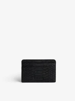 Best Zadig & Voltaire ZV Soft Savage Pass Card CaseICONIC Black