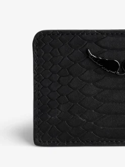 Best Zadig & Voltaire ZV Soft Savage Pass Card CaseICONIC Black